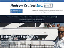 Tablet Screenshot of hudsoncruises.com